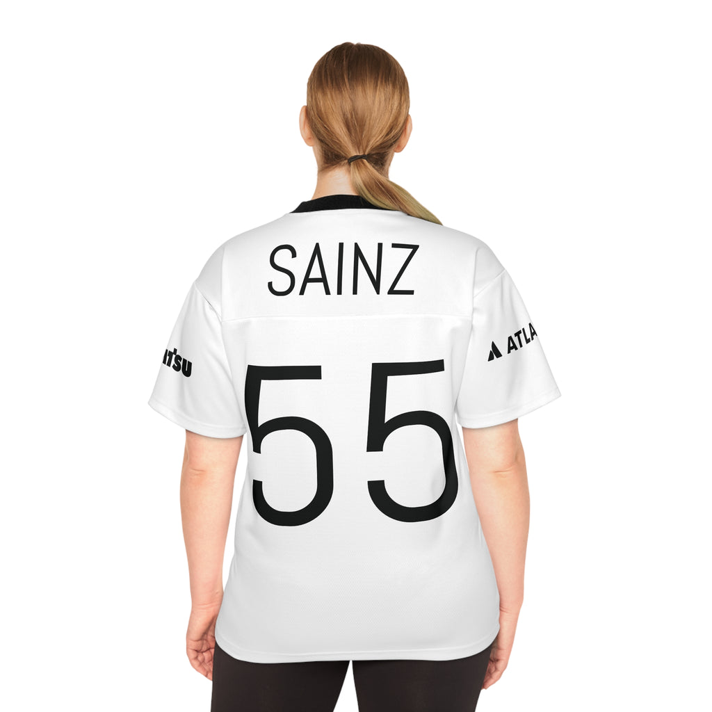 Williams Carlos Sainz 55 Racing Football Jersey