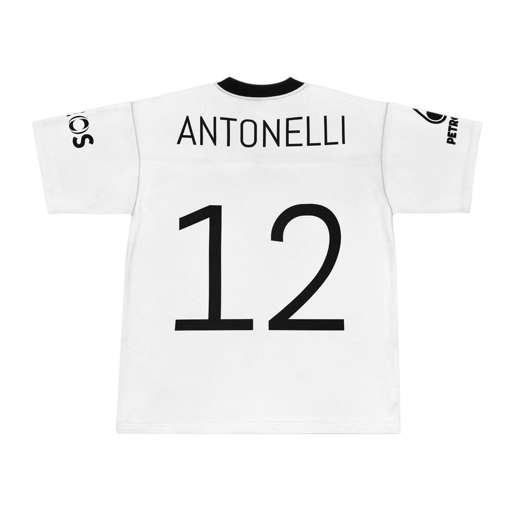 Mercedes Kimi Antonelli 12 Racing Football Jersey