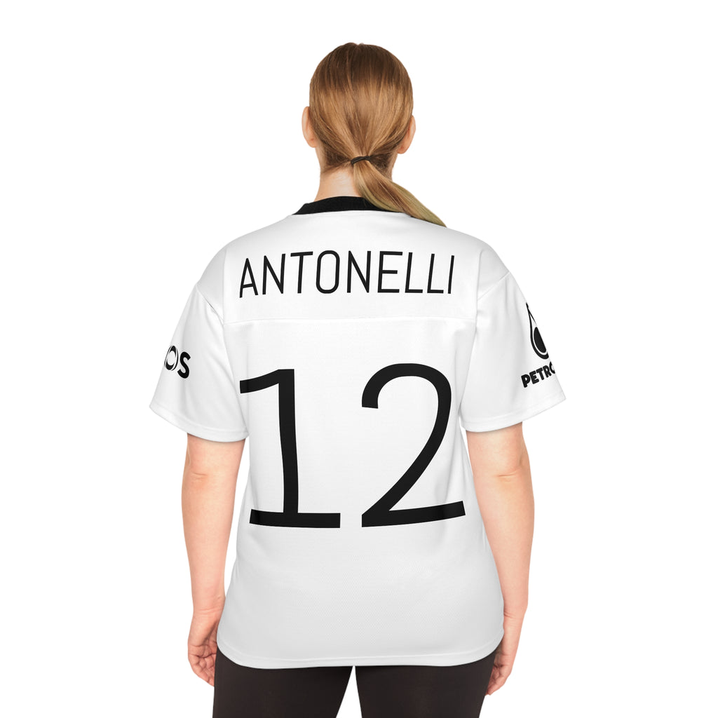 Mercedes Kimi Antonelli 12 Racing Football Jersey