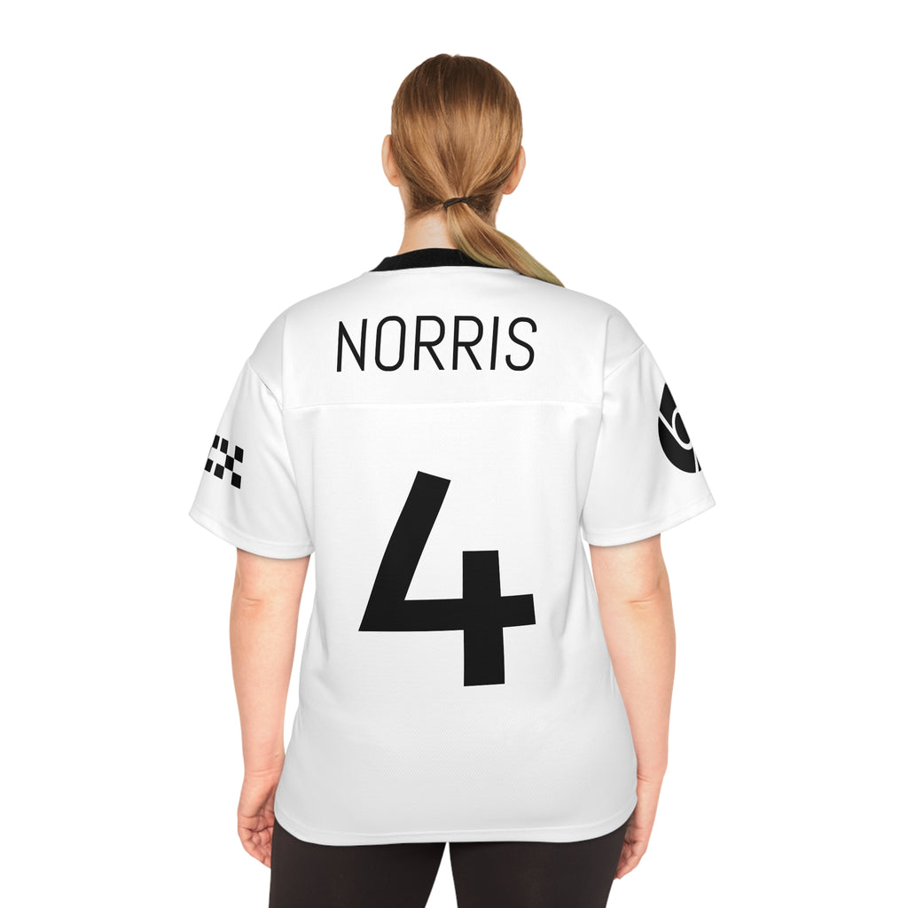 McLaren Lando Norris 4 Racing Football Jersey